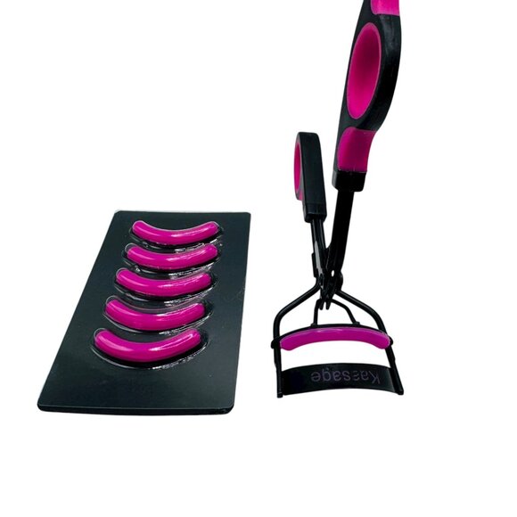 Kaasage Pro Eyelash Curler With Ergonomic Handle & Silicone Pad - Picture 3 of 10